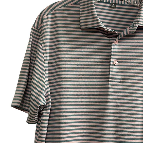 Peter Millar Men's Striped Polo Shirt M Multicolor Short Sleeve Casual - Picture 11 of 15